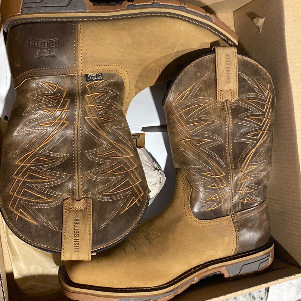 Man’s work boots